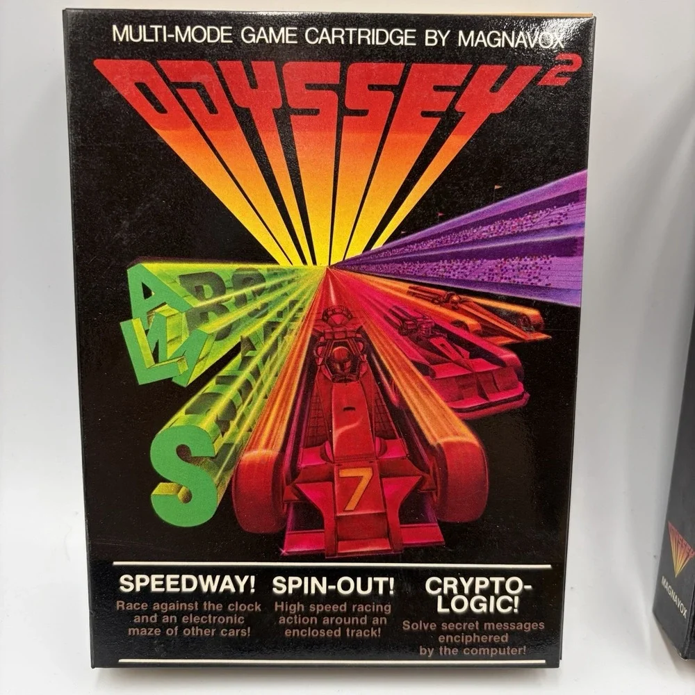 Magnavox Odyssey 2 Games Lot Of 4 Alien Invaders Cosmic Conflict Speedway